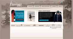 Desktop Screenshot of berthet-sports.com